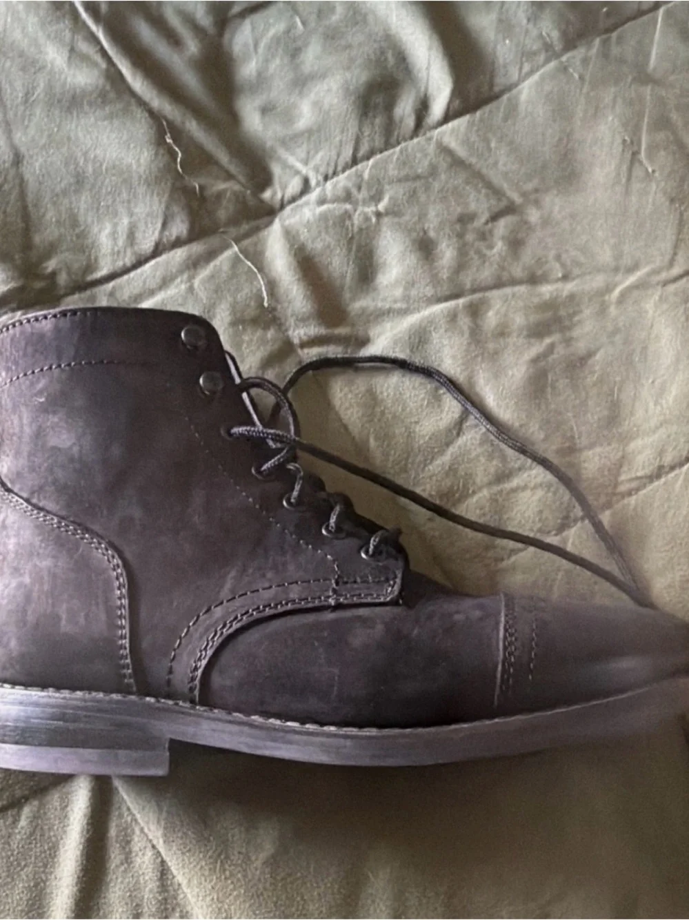 Thursday Boot Company Black Leather Lace-Up Men's Boots